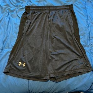 Under Armour Navy and Black Patterned Shorts